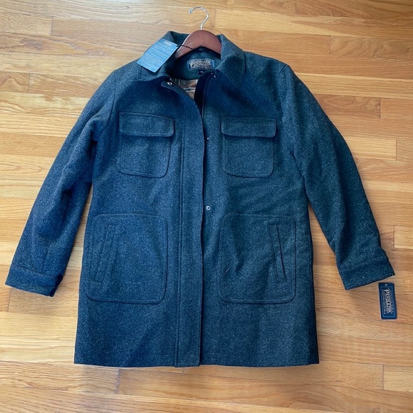New Pendleton Merino Wool Winter Coat - Picture 1 of 9
